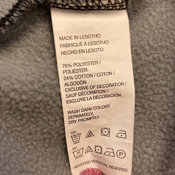 IZOD men’s advantage fleece crew neck classic fit l/s gray sweatshirt size L - Picture 7 of 10